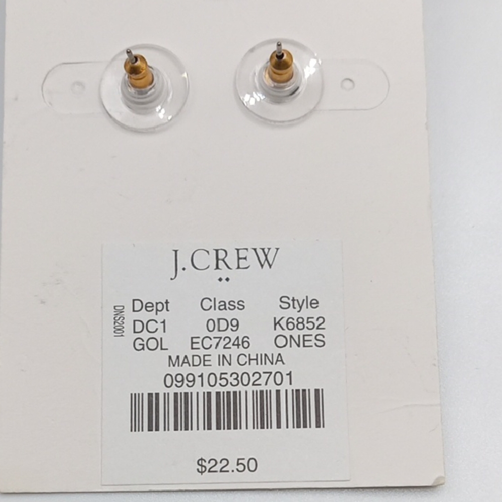 J. Crew Gold Celestial Earrings with Radiant Design - Picture 3 of 3